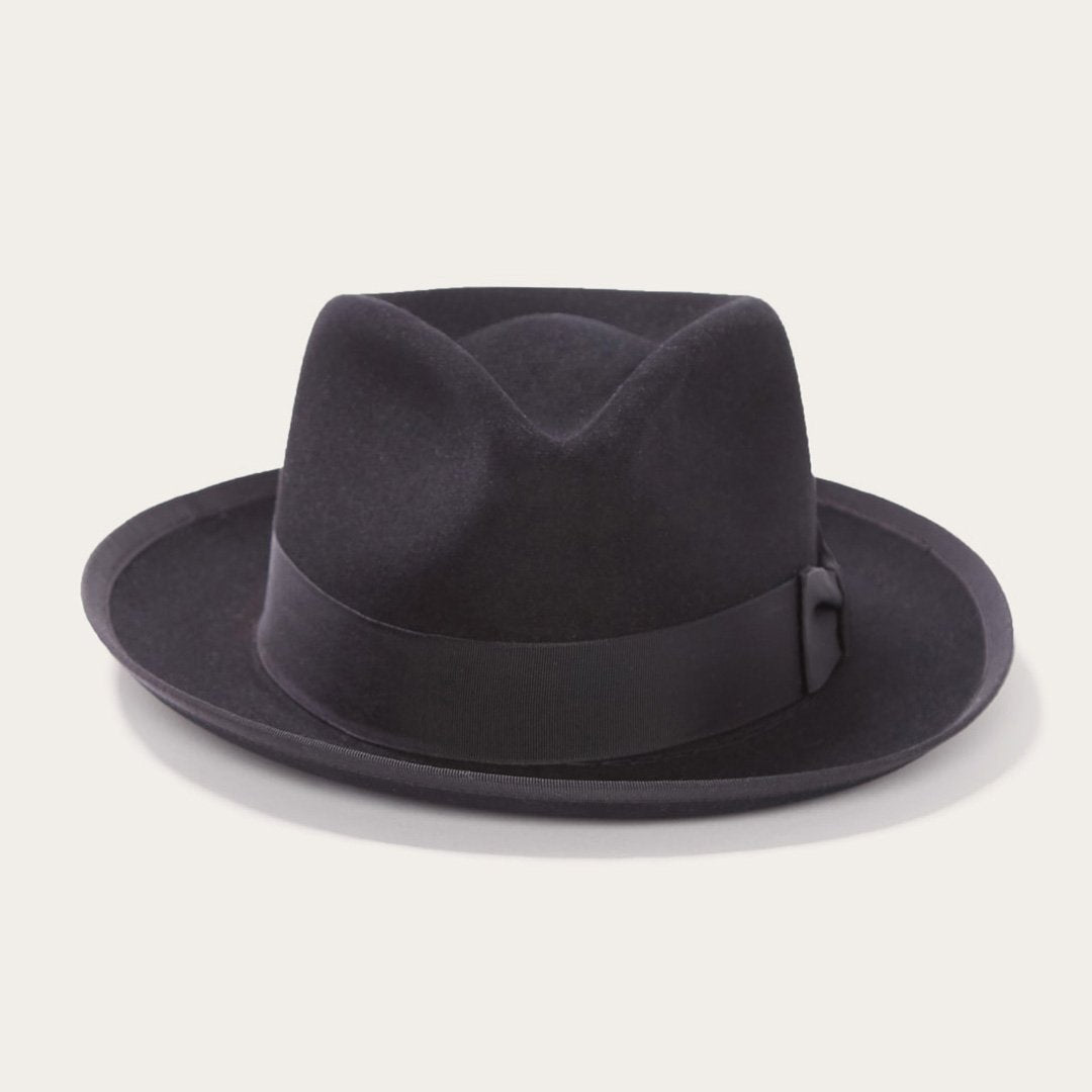 Men/Women Fedora Stetson Whippet Fedora Black