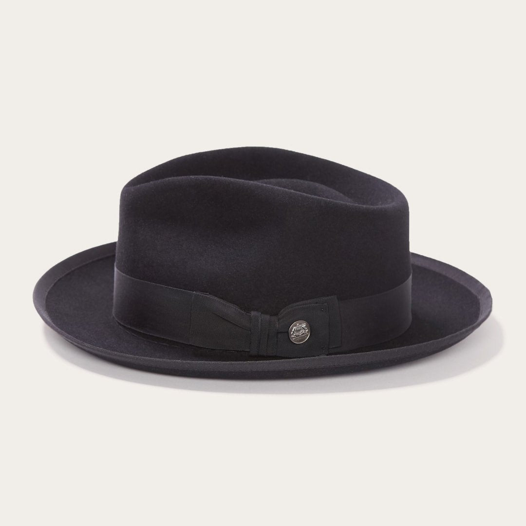 Men/Women Fedora Stetson Whippet Fedora Black