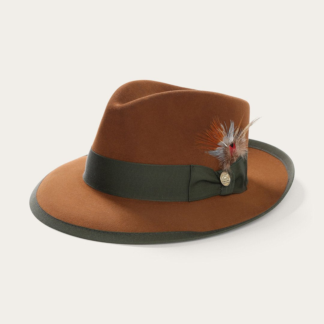 Men/Women Fedora Stetson Whippet Fedora Cognac