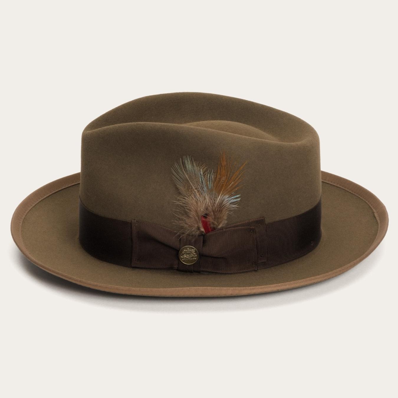 Men/Women Fedora Stetson Whippet Fedora Tawny