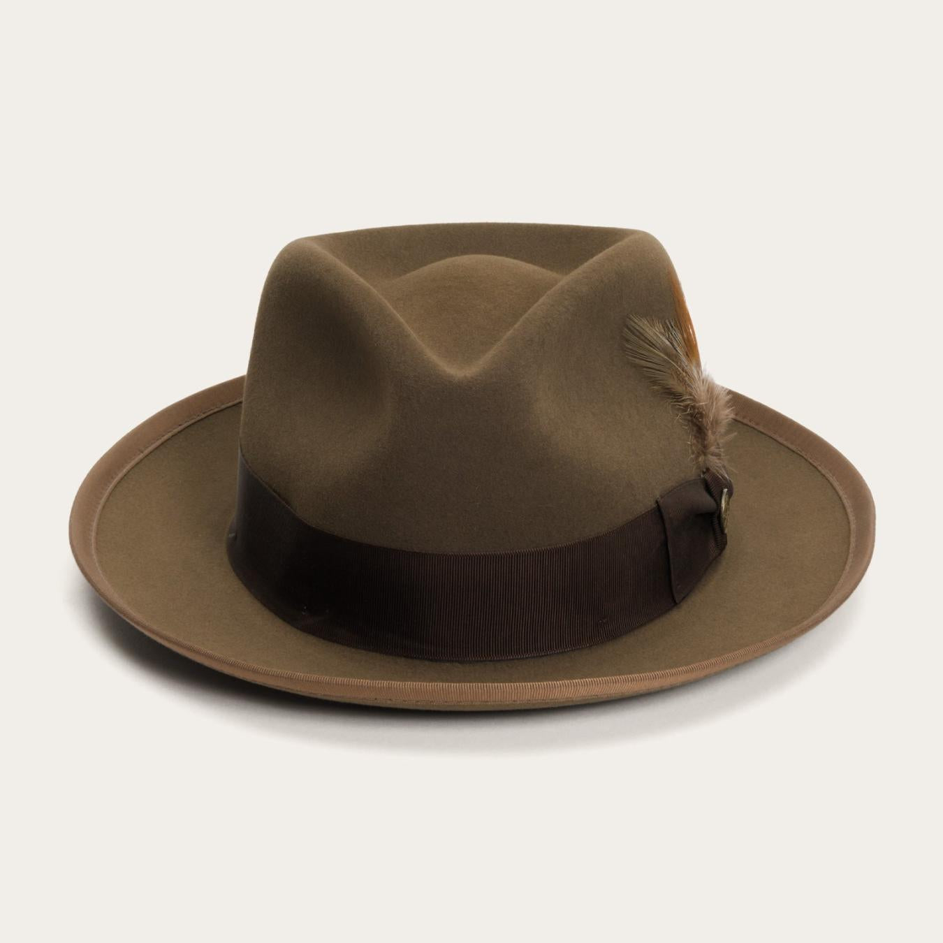 Men/Women Fedora Stetson Whippet Fedora Tawny