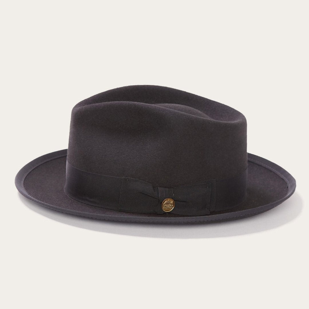 Men/Women Fedora Stetson Whippet Wool Fedora Black