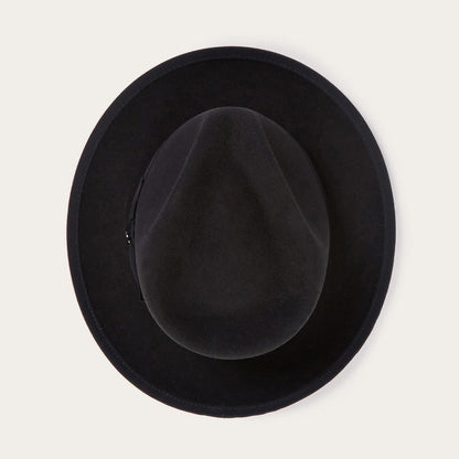 Men/Women Fedora Stetson Whippet Wool Fedora Black