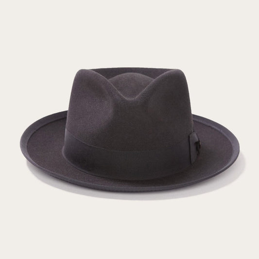 Men/Women Fedora Stetson Whippet Wool Fedora Black