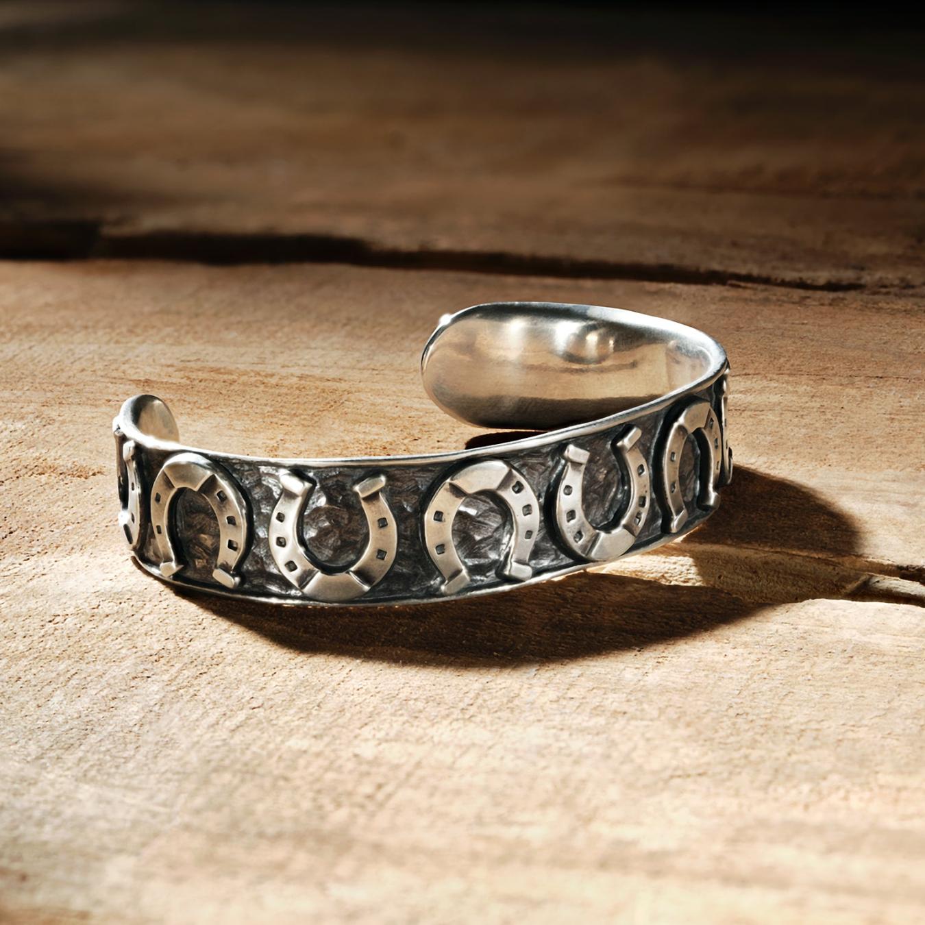 Men/Women Jewelry Stetson Horseshoe Cuff