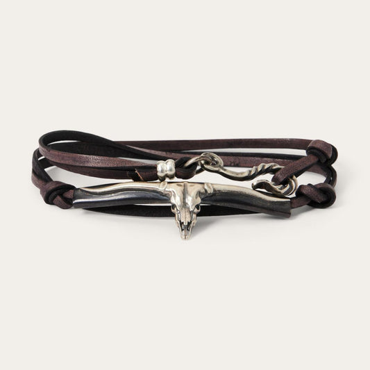 Men/Women Jewelry Stetson Longhorn Wrap Bracelet