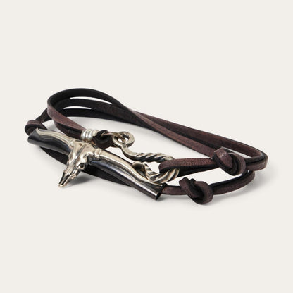 Men/Women Jewelry Stetson Longhorn Wrap Bracelet