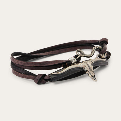 Men/Women Jewelry Stetson Longhorn Wrap Bracelet