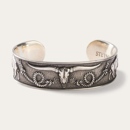 Men/Women Jewelry Stetson Southwestern Cuff Grey