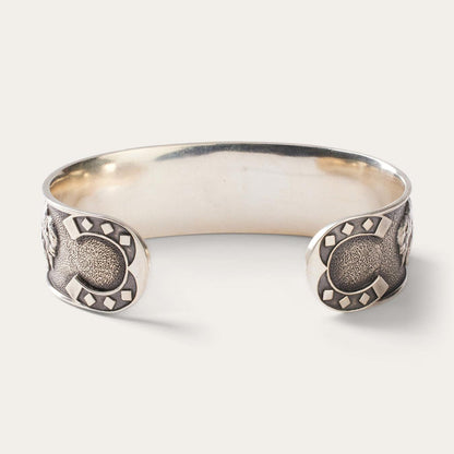 Men/Women Jewelry Stetson Southwestern Cuff Grey