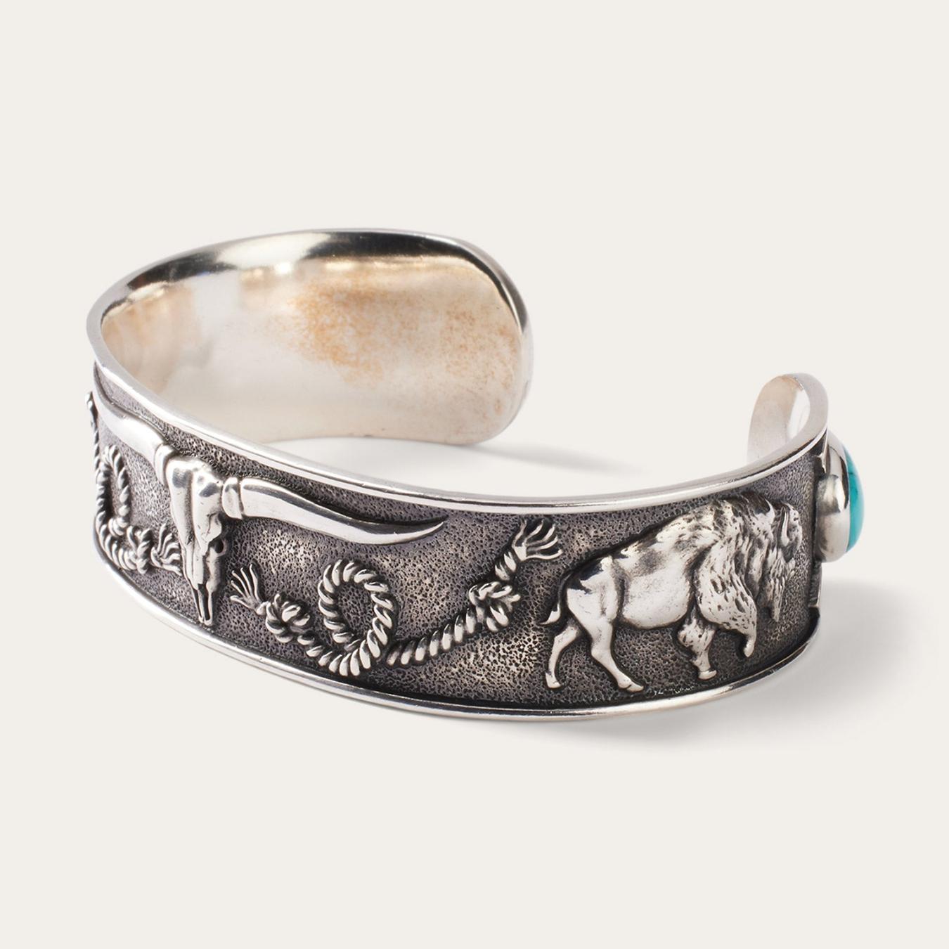 Men/Women Jewelry Stetson Southwestern Cuff Turquoise