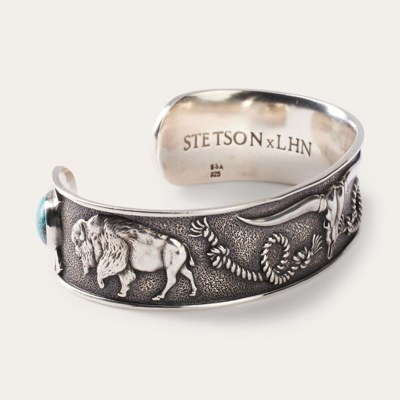 Men/Women Jewelry Stetson Southwestern Cuff Turquoise