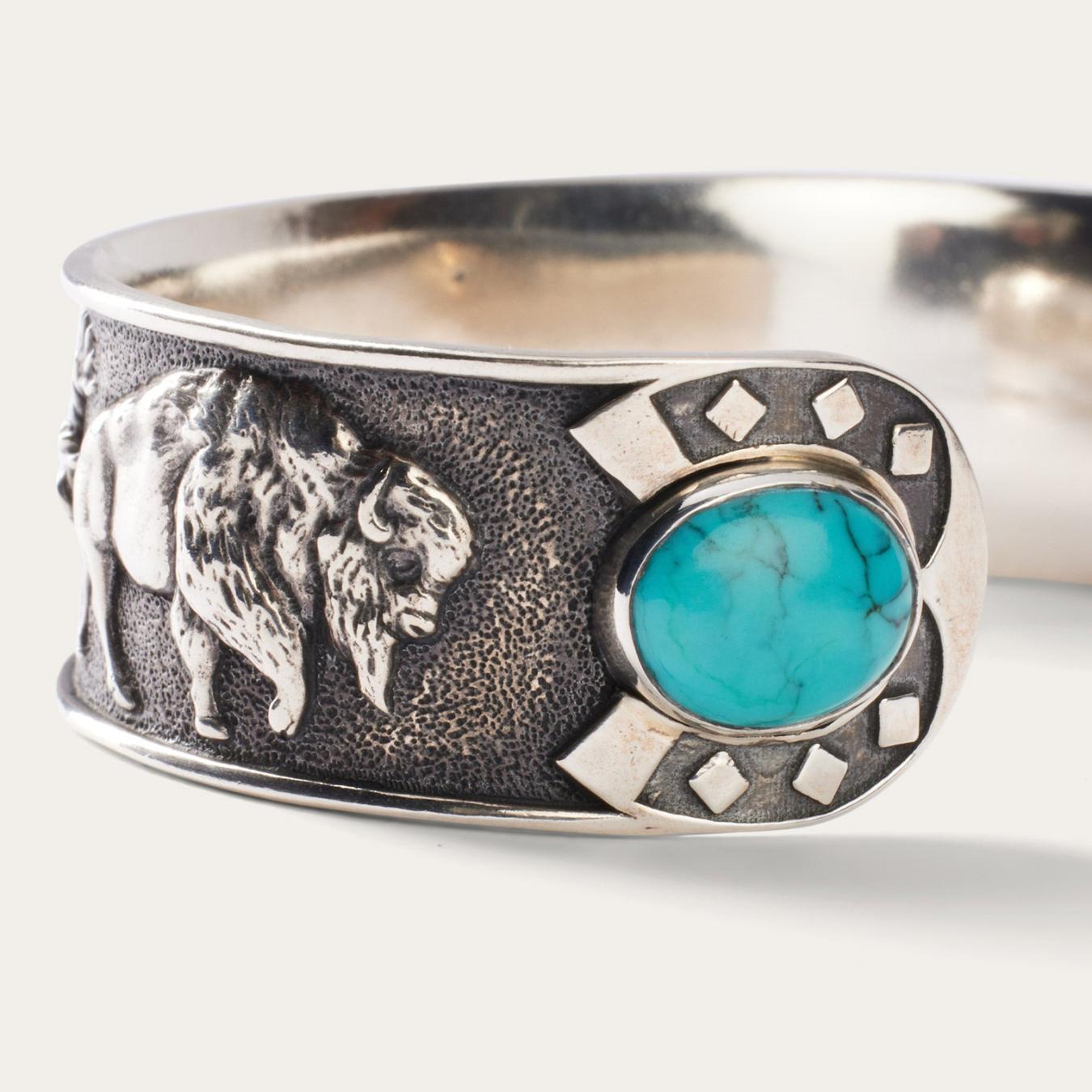 Men/Women Jewelry Stetson Southwestern Cuff Turquoise