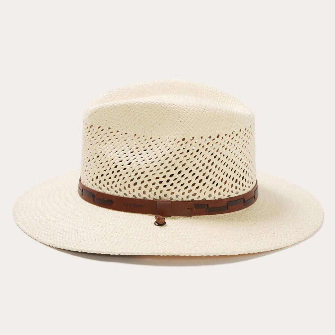 Men/Women Outdoor Stetson Airway Panama Safari Hat Natural