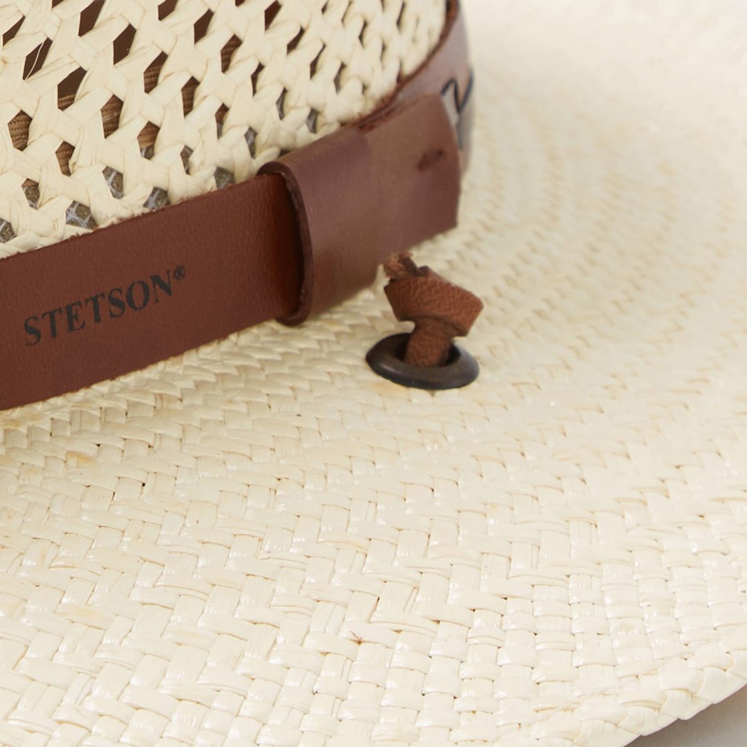 Men/Women Outdoor Stetson Airway Panama Safari Hat Natural