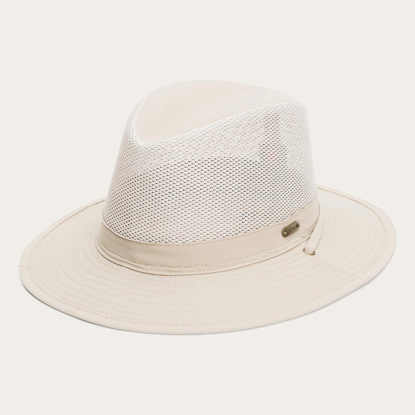 Men/Women Outdoor Stetson Berghund 'No Fly Zone' Mesh Hat Khaki