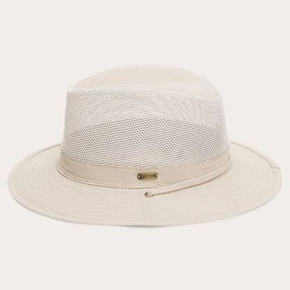 Men/Women Outdoor Stetson Berghund 'No Fly Zone' Mesh Hat Khaki