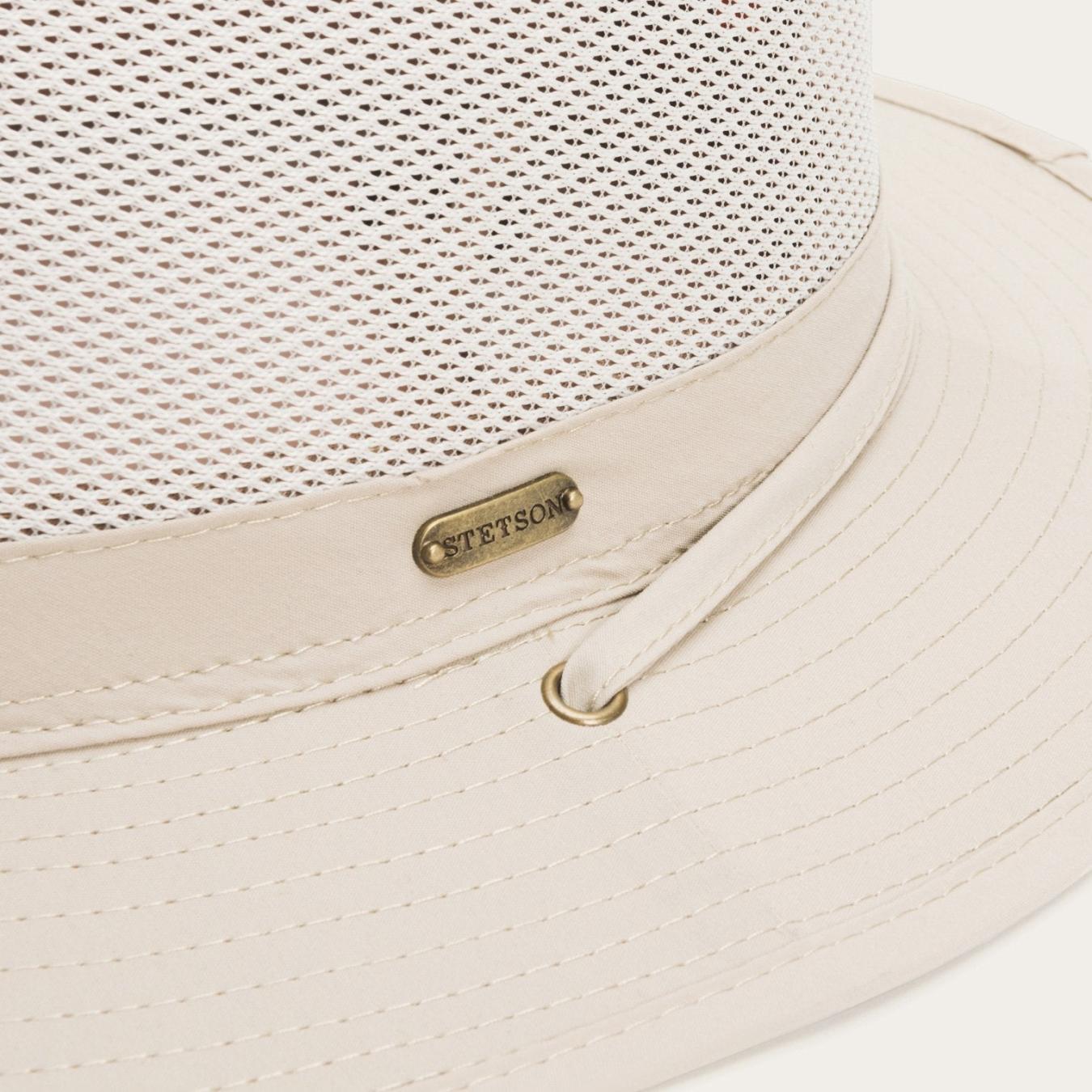Men/Women Outdoor Stetson Berghund 'No Fly Zone' Mesh Hat Khaki