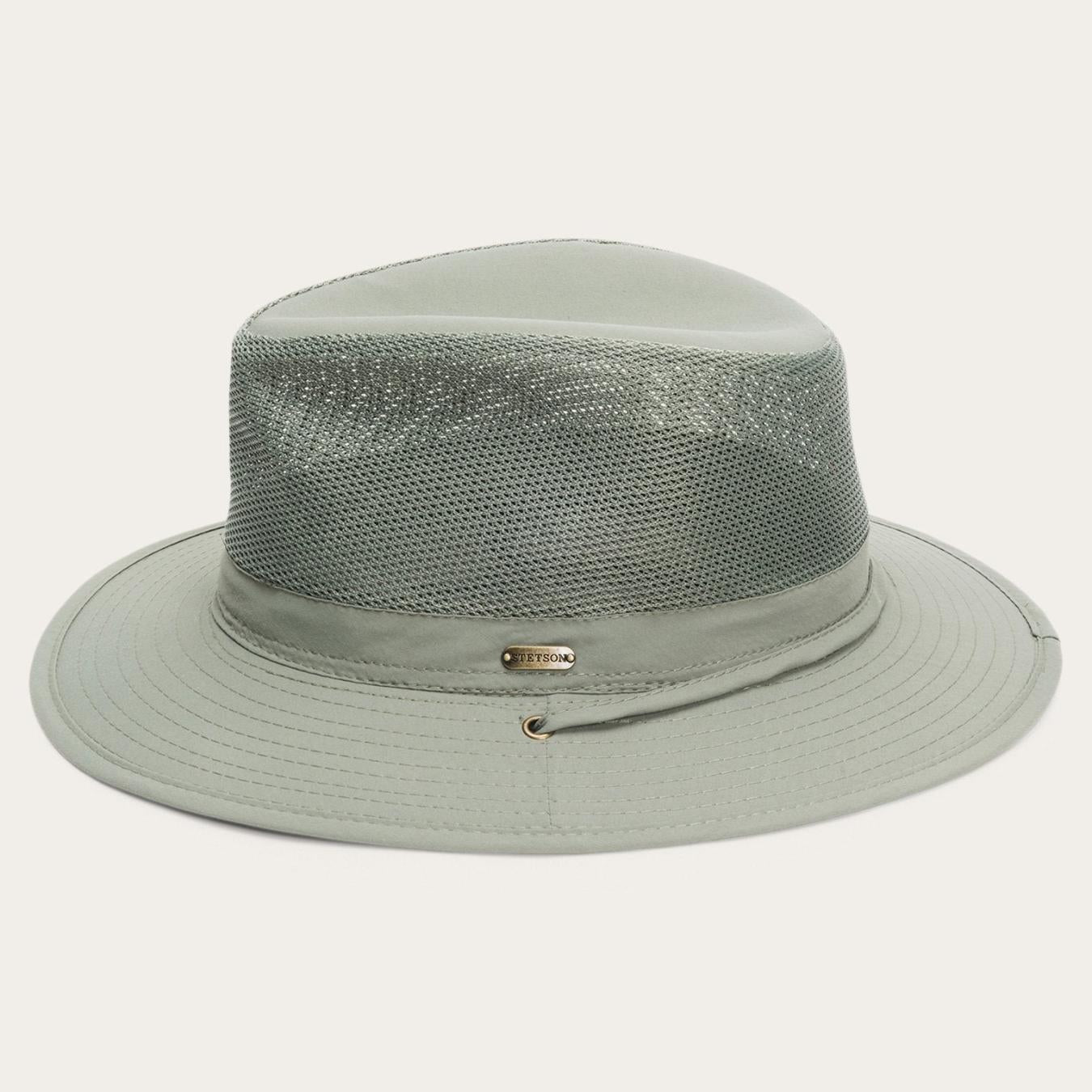 Men/Women Outdoor Stetson Berghund 'No Fly Zone' Mesh Hat Willow