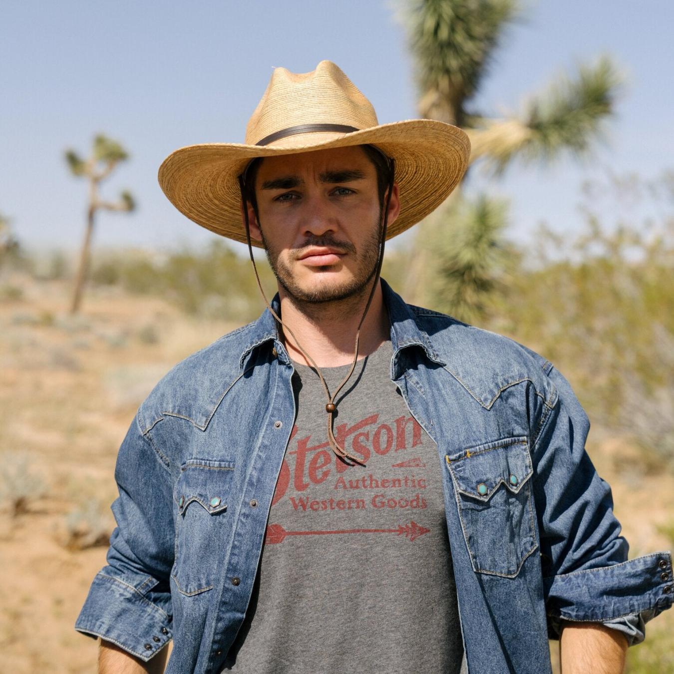 Men/Women Outdoor Stetson Bryce Straw Hat Natural