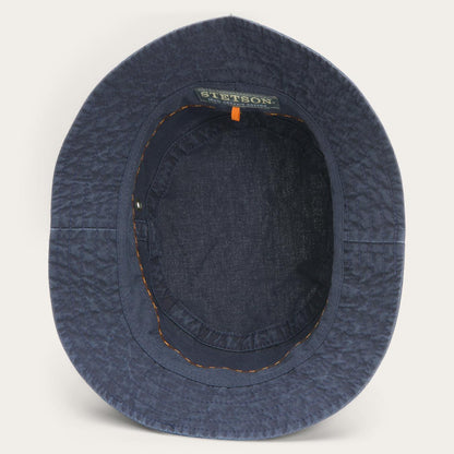 Men/Women Outdoor Stetson Bucket Delave Organic Cotton Blue