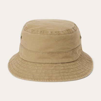 Men/Women Outdoor Stetson Bucket Delave Organic Cotton Olive