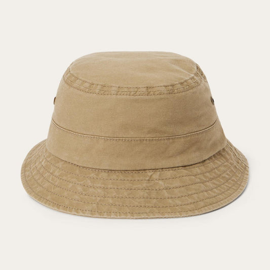Men/Women Outdoor Stetson Bucket Delave Organic Cotton Olive