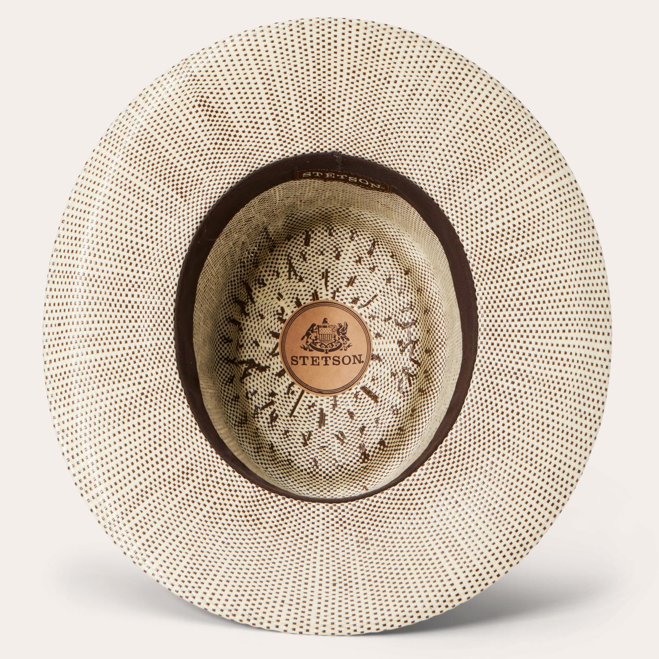 Men/Women Outdoor Stetson Double Bogey Raffia Straw Hat Natural Brown