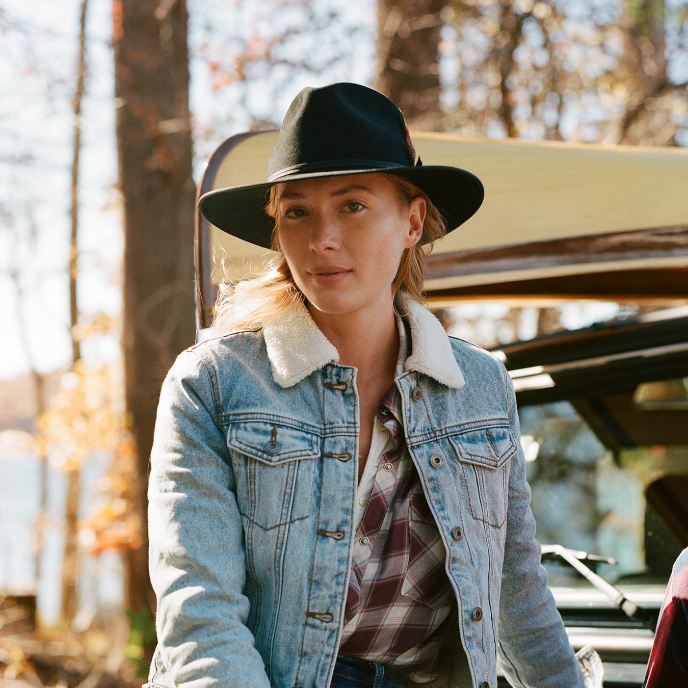 Men/Women Outdoor Stetson Dune 5X Gun Club Hat Black