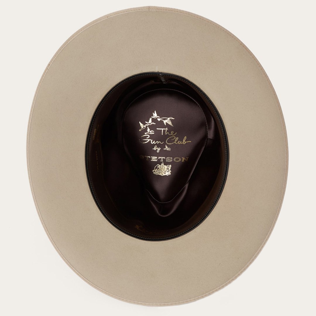 Men/Women Outdoor Stetson Dune 5X Gun Club Hat Silverbelly
