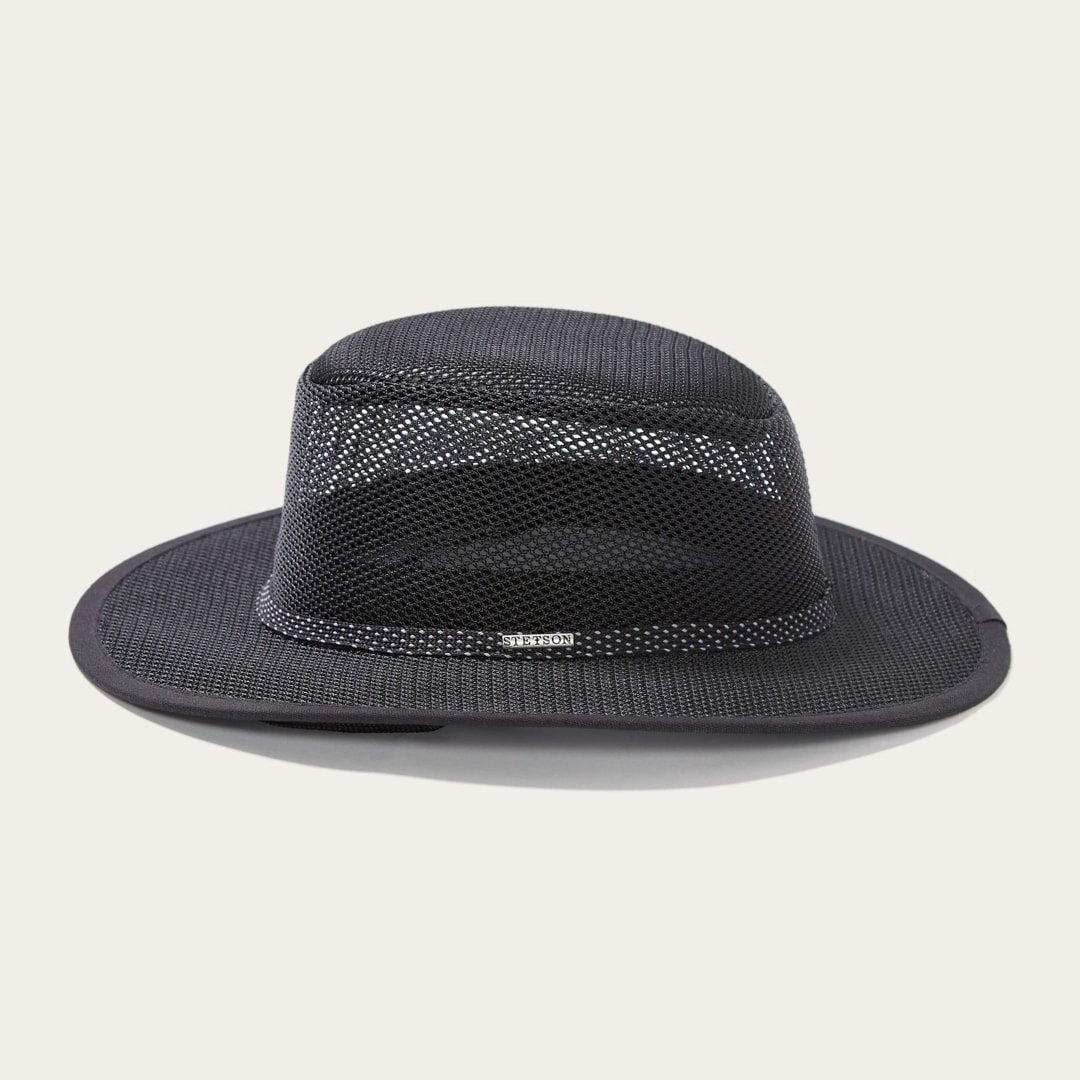 Men/Women Outdoor Stetson Grand Canyon Mesh Safari Hat Black
