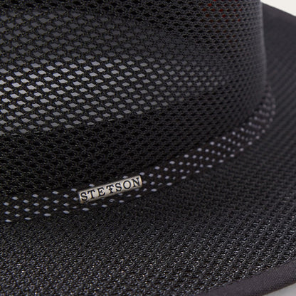 Men/Women Outdoor Stetson Grand Canyon Mesh Safari Hat Black