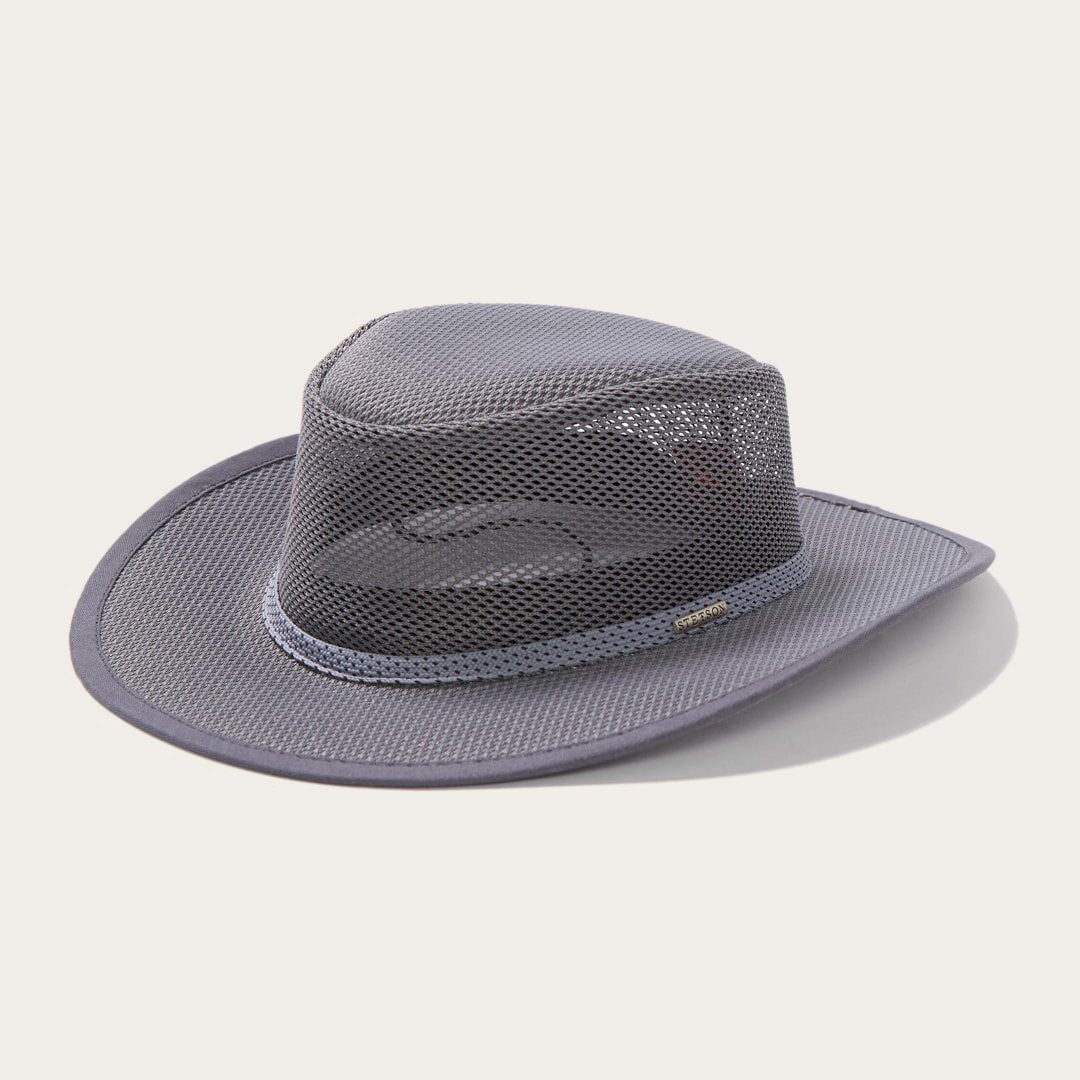 Men/Women Outdoor Stetson Grand Canyon Mesh Safari Hat Charcoal