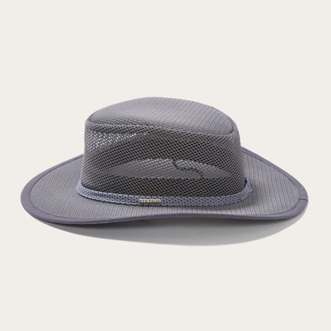 Men/Women Outdoor Stetson Grand Canyon Mesh Safari Hat Charcoal