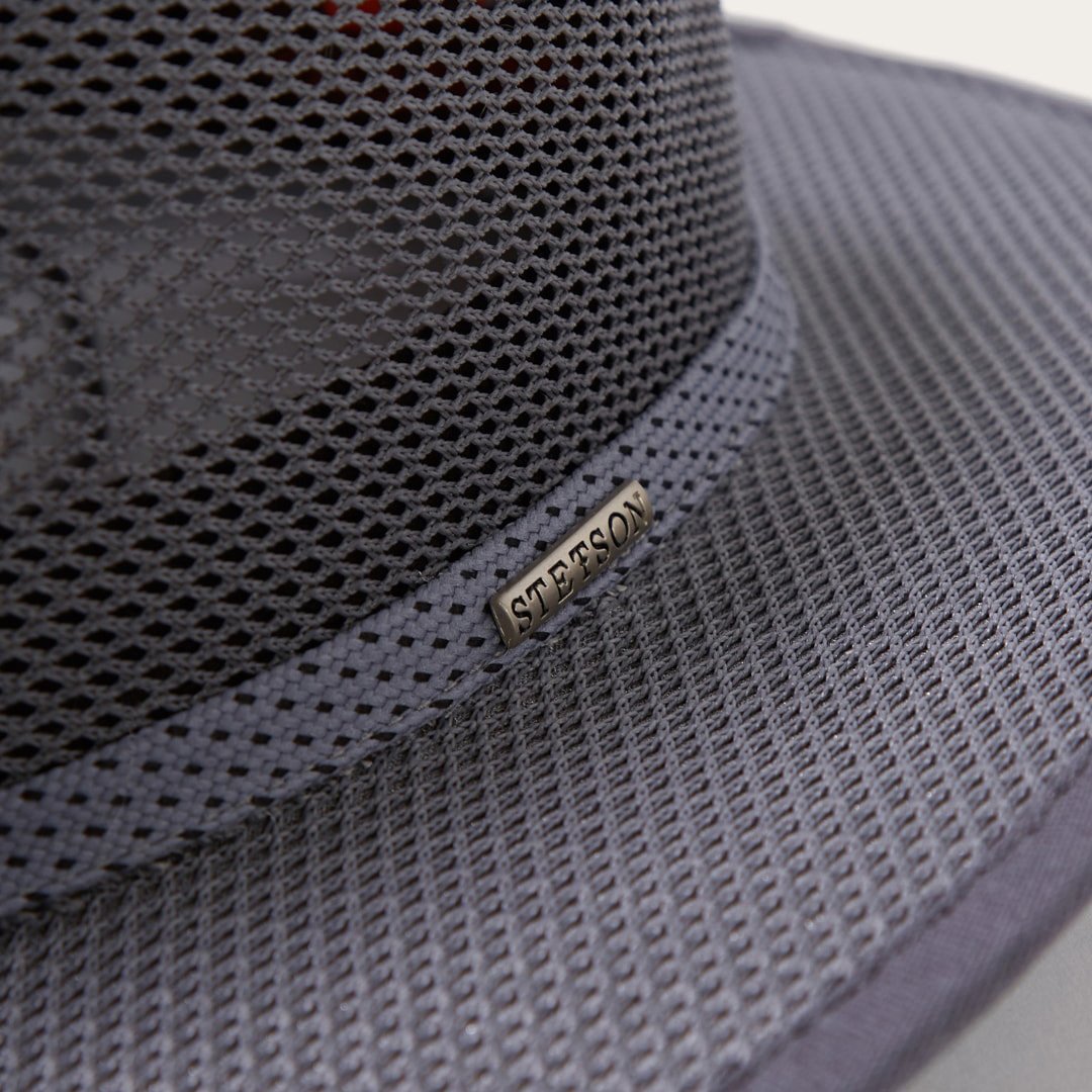 Men/Women Outdoor Stetson Grand Canyon Mesh Safari Hat Charcoal