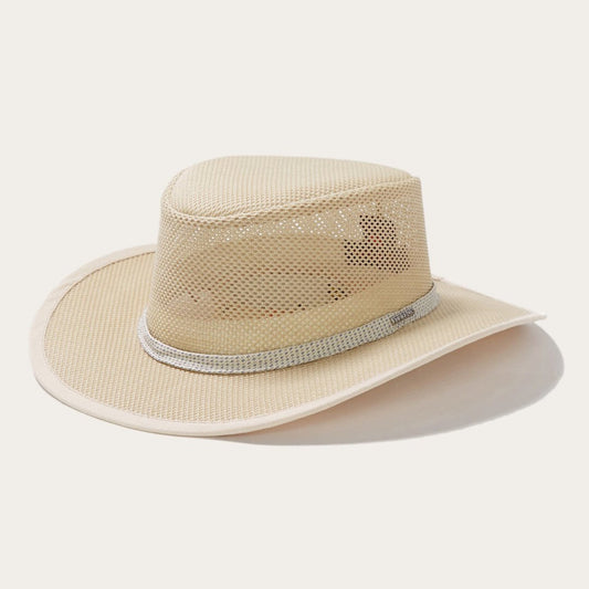 Men/Women Outdoor Stetson Grand Canyon Mesh Safari Hat Natural