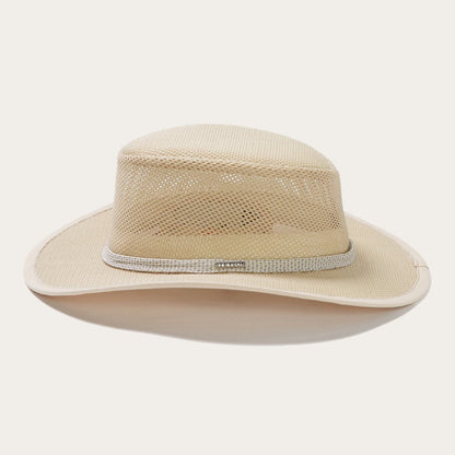 Men/Women Outdoor Stetson Grand Canyon Mesh Safari Hat Natural