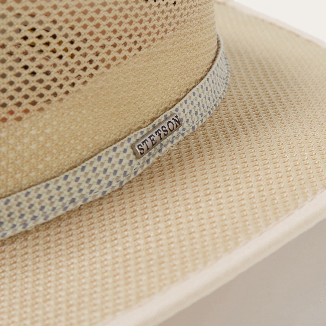Men/Women Outdoor Stetson Grand Canyon Mesh Safari Hat Natural