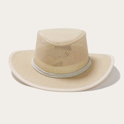 Men/Women Outdoor Stetson Grand Canyon Mesh Safari Hat Natural