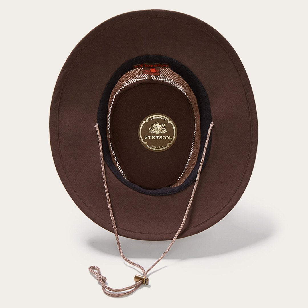 Men/Women Outdoor Stetson Grand Canyon Mesh Safari Hat Walnut