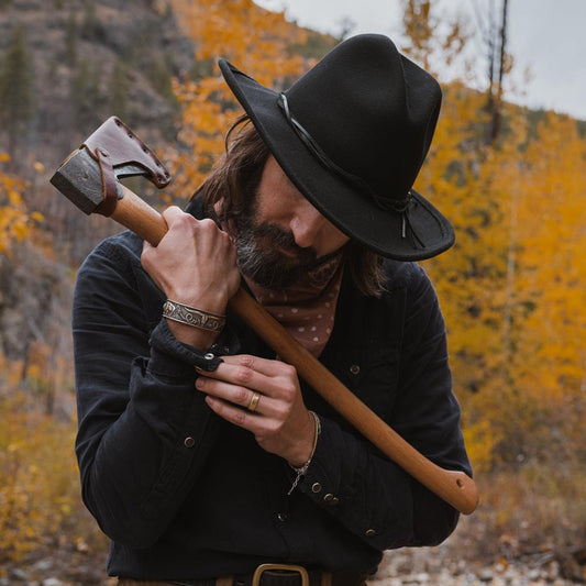 Men/Women Outdoor Stetson Gus Crushable Outdoor Hat Black