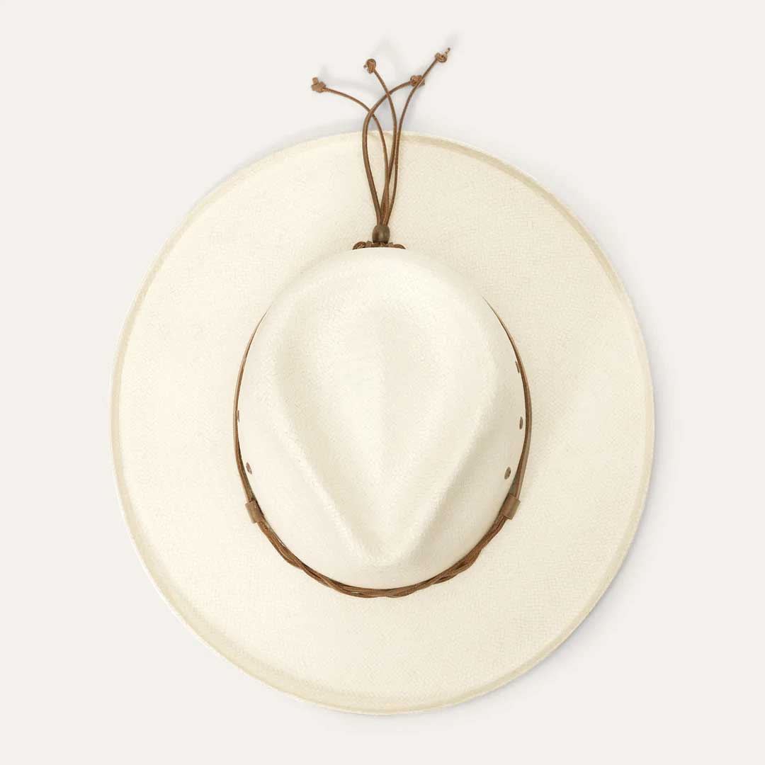 Men/Women Outdoor Stetson Helena Straw Fedora Natural