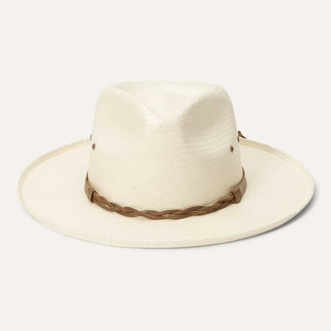 Men/Women Outdoor Stetson Helena Straw Fedora Natural