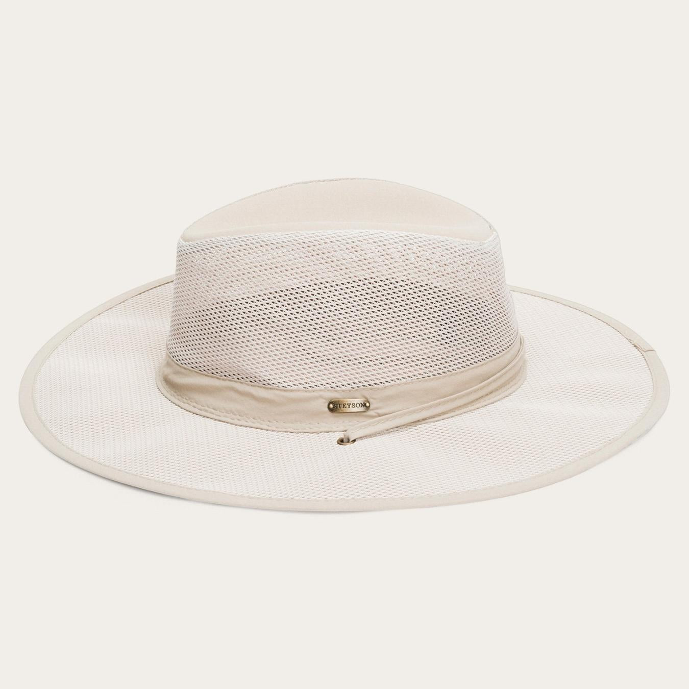 Men/Women Outdoor Stetson Montana 'No Fly Zone' Mesh Hat Khaki