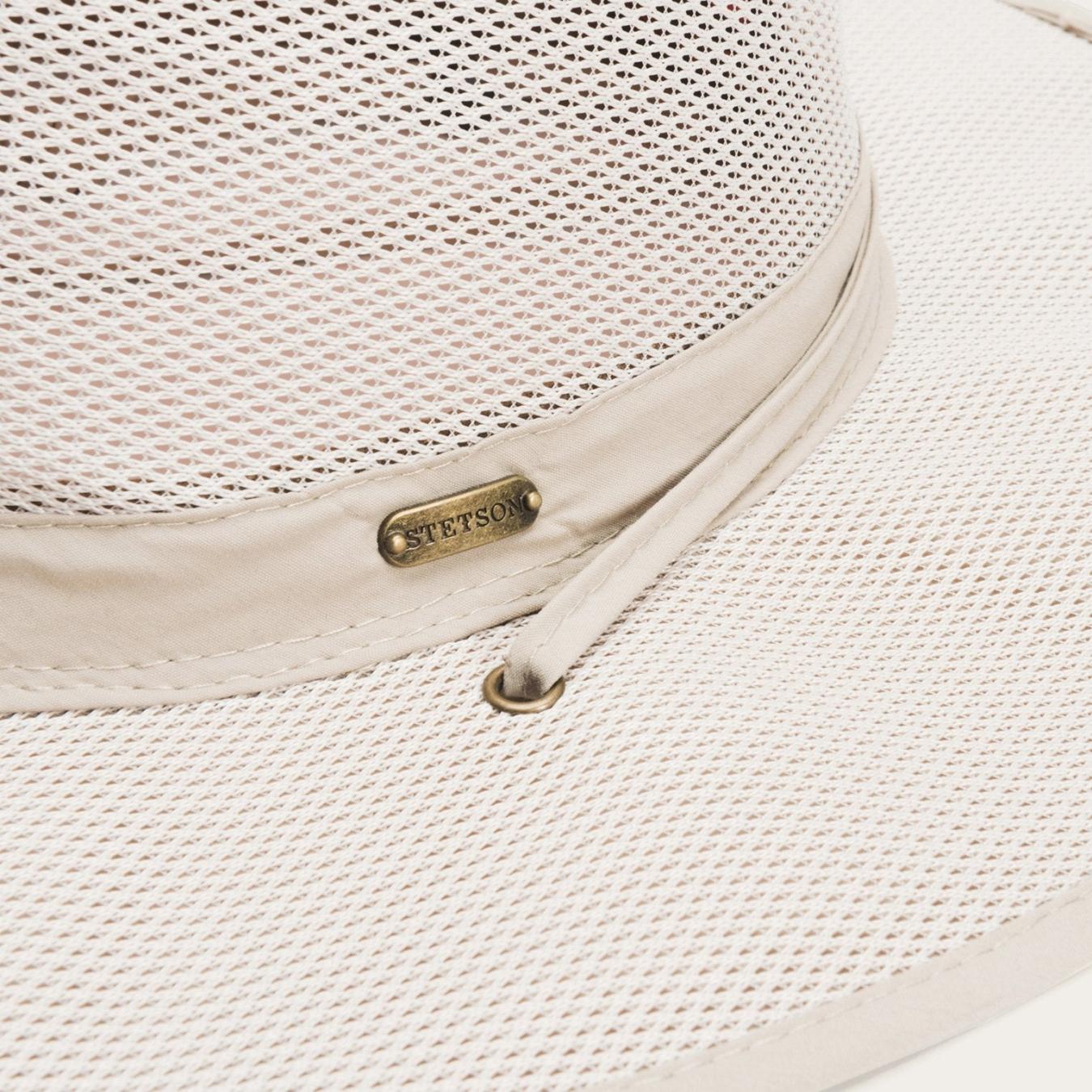 Men/Women Outdoor Stetson Montana 'No Fly Zone' Mesh Hat Khaki