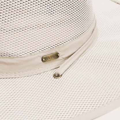 Men/Women Outdoor Stetson Montana 'No Fly Zone' Mesh Hat Khaki