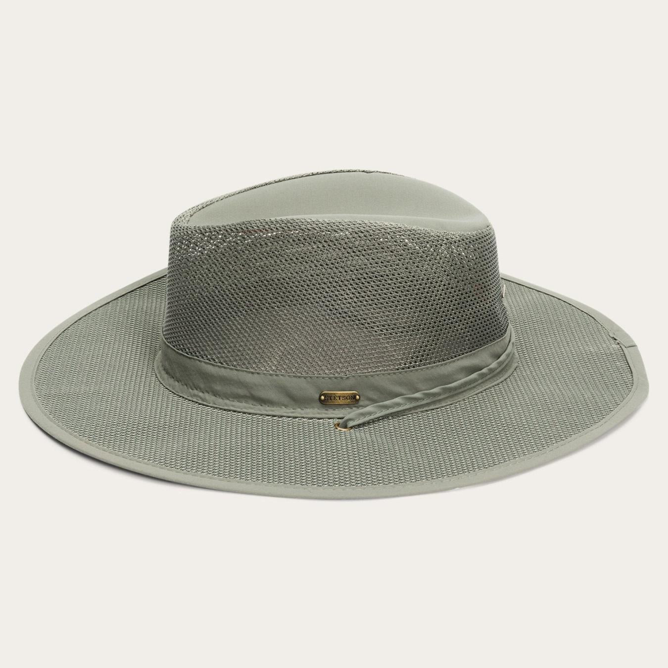 Men/Women Outdoor Stetson Montana 'No Fly Zone' Mesh Hat Willow