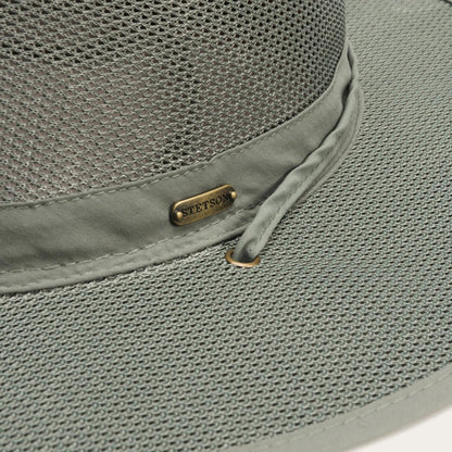Men/Women Outdoor Stetson Montana 'No Fly Zone' Mesh Hat Willow