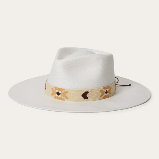 Men/Women Outdoor Stetson Sol Straw Fedora Bleach