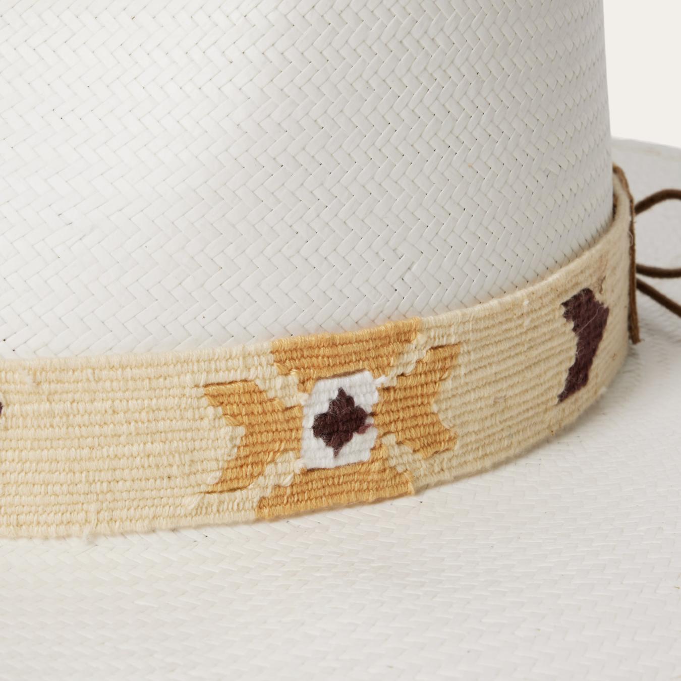Men/Women Outdoor Stetson Sol Straw Fedora Bleach